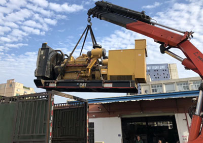 兩套美國卡特彼勒3412出貨北方，助力天津發電機租賃市場