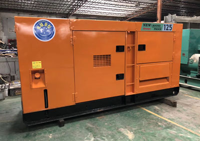 85KW日本電友DCA125SPK,小松發(fā)動機(jī)6D105,靜音箱二手發(fā)電機(jī)組