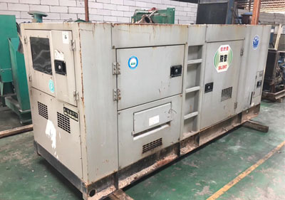 50KW日本小松6D105日本電友靜音型二手柴油發電機組
