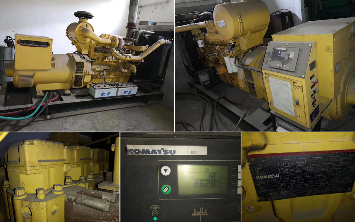 日本小松SAAD140-PTA發電機
